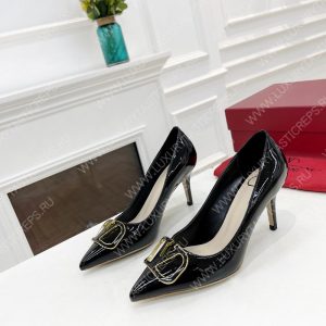 VALENTINO V BUCKLE PUMPS BLACK 1W2S0FH8LAFGF9 - Image 4