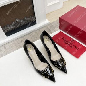 VALENTINO V BUCKLE PUMPS BLACK 1W2S0FH8LAFGF9 - Image 5