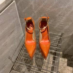 VALENTINO TAN-GO PLATFORM PUMP ORANGE WS0DQ3VNE_0NO - Image 4