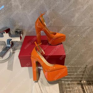 VALENTINO TAN-GO PLATFORM PUMP ORANGE WS0DQ3VNE_0NO - Image 5