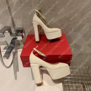 VALENTINO TAN-GO PLATFORM PUMP OFF WHITE WS0DQ3VNE_0NO - Image 3