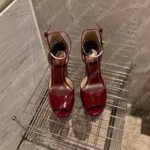 VALENTINO TAN-GO PLATFORM SANDAL VINE RED 1W2S0FE0VNE_I16 - Image 3