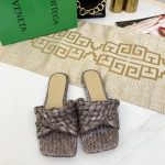 BOTTEGA VENETA DOT WAVE SANDAL BROWN 708880V