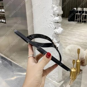 GUCCI GG BLACK THONG SANDALS BLACK 612138 - Image 7