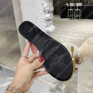 GUCCI LEATHER THONG SANDAL WITH DOUBLE G PINK 497444 - Image 8