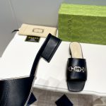 GUCCI INTERLOCKING G SANDAL BLACK 694451