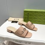 GUCCI INTERLOCKING G SANDAL NUDE 694451