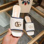 GUCCI LEATHER WHITE MULES 26327290