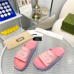 GUCCI SLIDE SANDAL PINK & PURPLE 692845