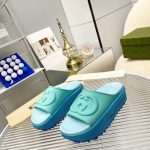 GUCCI SLIDE SANDAL TURQUOISE 692845