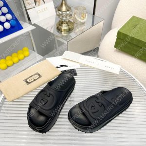 GUCCI SLIDE SANDAL BLACK 692845 - Image 4