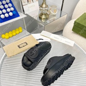 GUCCI SLIDE SANDAL BLACK 692845 - Image 5