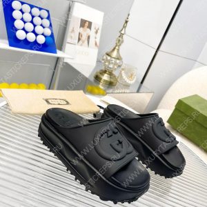 GUCCI SLIDE SANDAL BLACK 692845 - Image 6