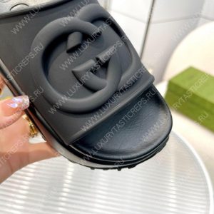 GUCCI SLIDE SANDAL BLACK 692845 - Image 9