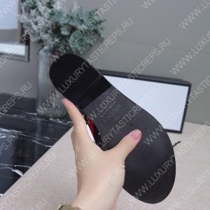 GUCCI GG WEB SANDALS BLACK KAKI/RED 612138 - Image 8