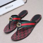 GUCCI GG WEB SANDALS BLACK KAKI/RED 612138