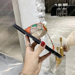 GUCCI LEATHER THONG SANDAL WITH DOUBLE G MULTICOLOUR 497444 - Image 4