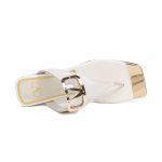 VALENTINO VLOGO SIGNATURE FLAT SANDAL WHITE WS0M21HWS_0CR