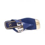VALENTINO VLOGO SIGNATURE FLAT SANDAL BLUE WS0M21HWS_0CR