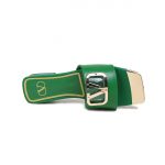 VALENTINO VLOGO SIGNATURE SLIDE SANDAL GREEN ZW2S0M21HWS0CR