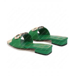 VALENTINO VLOGO SIGNATURE SLIDE SANDAL GREEN ZW2S0M21HWS0CR - Image 7
