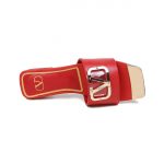 VALENTINO VLOGO SIGNATURE SLIDE SANDAL RED ZW2S0M21HWS0CR