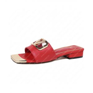 VALENTINO VLOGO SIGNATURE SLIDE SANDAL RED ZW2S0M21HWS0CR - Image 3