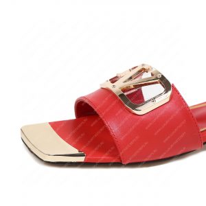 VALENTINO VLOGO SIGNATURE SLIDE SANDAL RED ZW2S0M21HWS0CR - Image 6