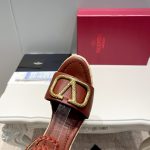 VALENTINO ANKLE STRAP WEDGE SANDAL TAN 2W2S0F95BAE0NO