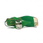 VALENTINO VLOGO SIGNATURE FLAT THONG SANDAL GREEN WS0EA7RZR_HG5