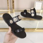 VERSACE FLAT SANDALS BLACK 1007274