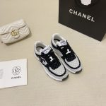 CHANEL WOMEN SNEAKERS BLACK AND WHITE G39230