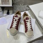 CHLOE LAUREN SNEAKER WHITE & MAROON CHC22U