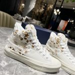 CHRISTIAN DIOR WALK'NDIOR SNEAKERS GOLD/WHITE 0400017606283