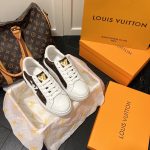 LOUIS VUITTON TIME OUT SNEAKER BROWN & WHITE 1AAW0M