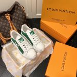 LOUIS VUITTON TIME OUT SNEAKER GREEN & WHITE 1AAW0M