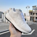 PRADA QUILTED NYLON SNEAKERS WHITE/BLACK 2EE367