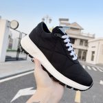 PRADA QUILTED NYLON SNEAKERS BLACK 2EE367