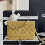 CHANEL Wallet on Chain Yellow AP3009