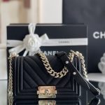 CHANEL Boy Handbag Black A67086