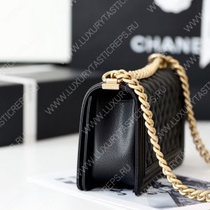 CHANEL Boy Handbag Black A67086 - Image 4