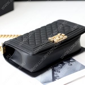 CHANEL Boy Handbag Black A67086 - Image 6