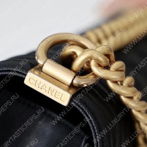 CHANEL Boy Handbag Black A67086 - Image 8