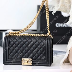 CHANEL Boy Handbag Black A67086 - Image 10
