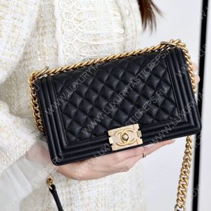 CHANEL Boy Handbag Black A67086 - Image 12