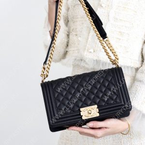 CHANEL Boy Handbag Black A67086 - Image 17
