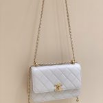 CHANEL Wallet on Chain White AP2649