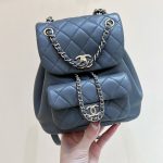 CHANEL Duma Backpack Grey AS1160
