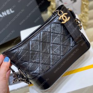 CHANEL Gabrielle hobo bag Black A91810 - Image 4