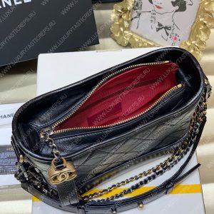 CHANEL Gabrielle hobo bag Black A91810 - Image 10